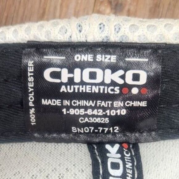 Choko Snap-On Hat Cap Snapback Red White Blue USA Mesh Tools Mens Dad Authentics - Picture 10 of 10